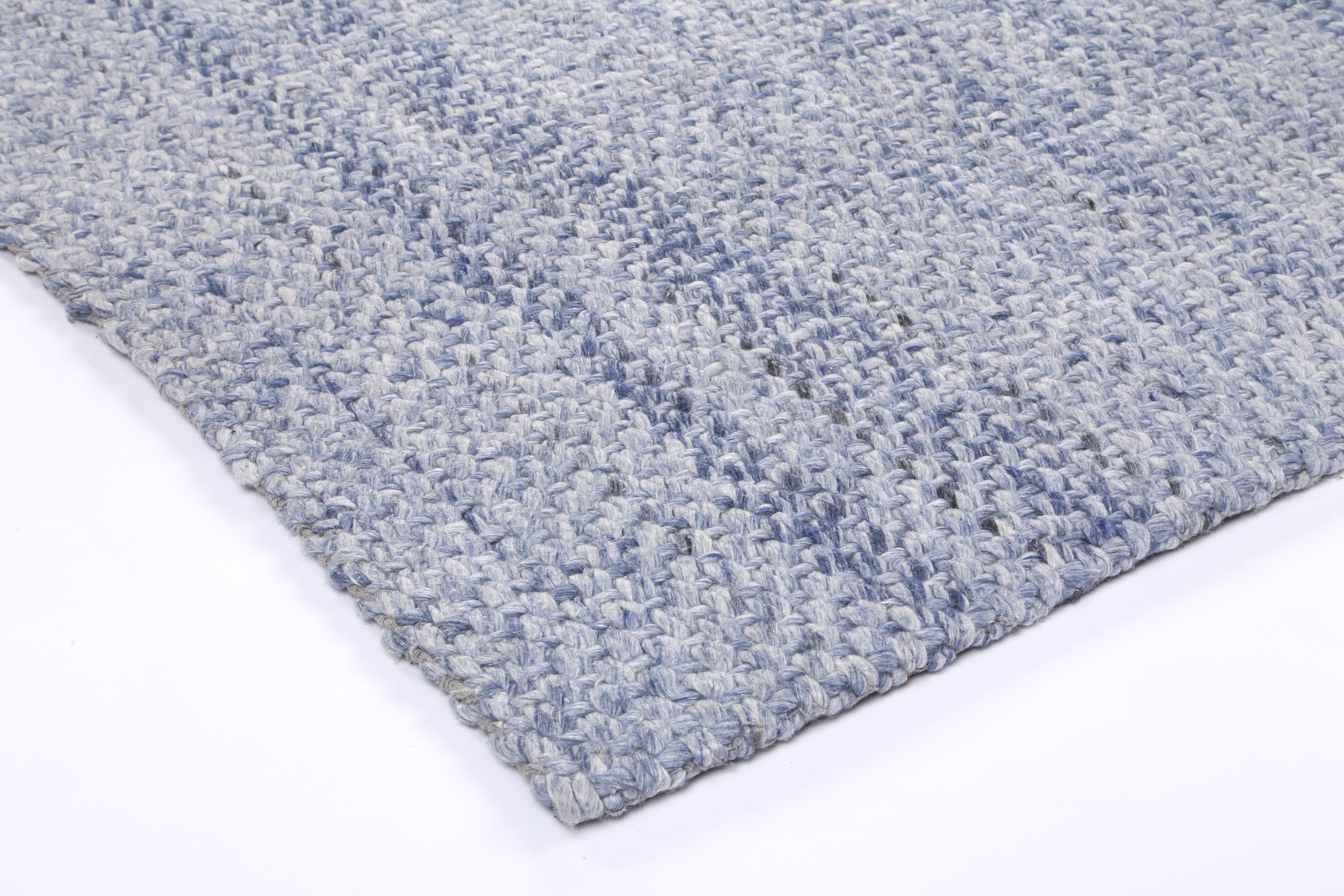 Harlow Chignon Blue Wool Blend Rug 160x230 6