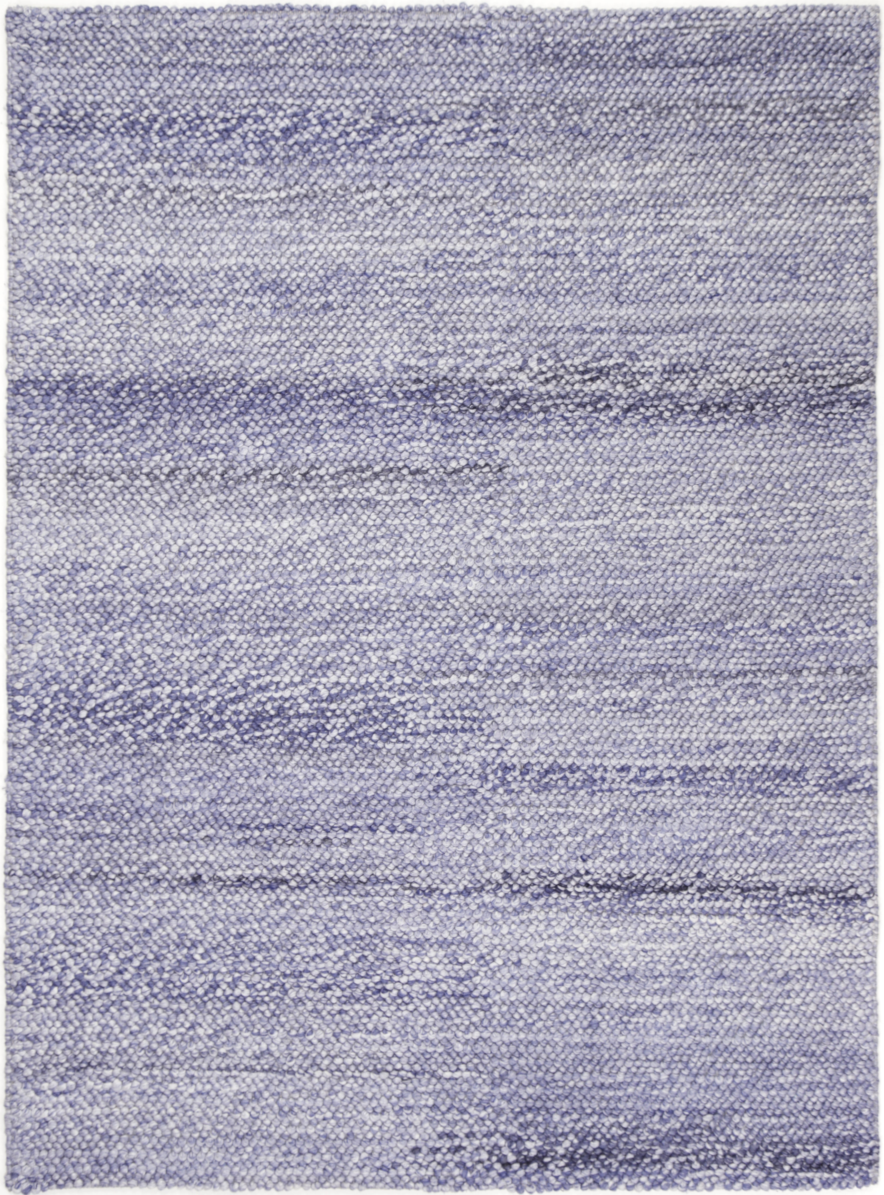 Harlow Loopy Blue Wool Blend Rug 160x230