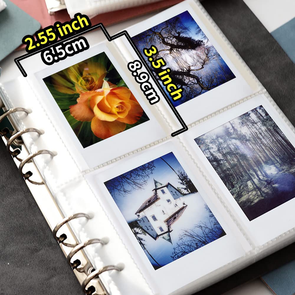 LIFEBEA 200 Pockets Photo Album for Fujifilm Instax Mini 11 12 9 40 Evo Liplay 8 7+ Instant Camera, Photo Album for Polaroid Kodak HP Zink 2x3" Photo (Stone Blue) 3