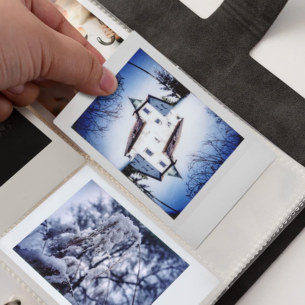 LIFEBEA 200 Pockets Photo Album for Fujifilm Instax Mini 11 12 9 40 Evo Liplay 8 7+ Instant Camera, Photo Album for Polaroid Kodak HP Zink 2x3" Photo (Stone Blue) 4