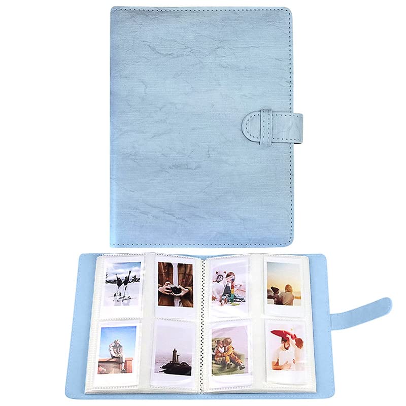 LIFEBEA 256 Pockets Photo Album for Fujifilm Instax Mini 11 12 9 40 Evo Liplay 8 7+ Instant Camera, Photo Album for Polaroid Kodak HP Zink 2x3" Photo (Stone Blue) 3