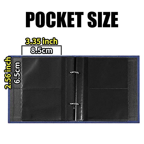 LIFEBEA 100 Pockets Mini Photo Album - Picture Case for Fujifilm Instax Film 7 8 9 11 12 25 40 50 70 90 Instant Camera & Name Card - Cowboy 3