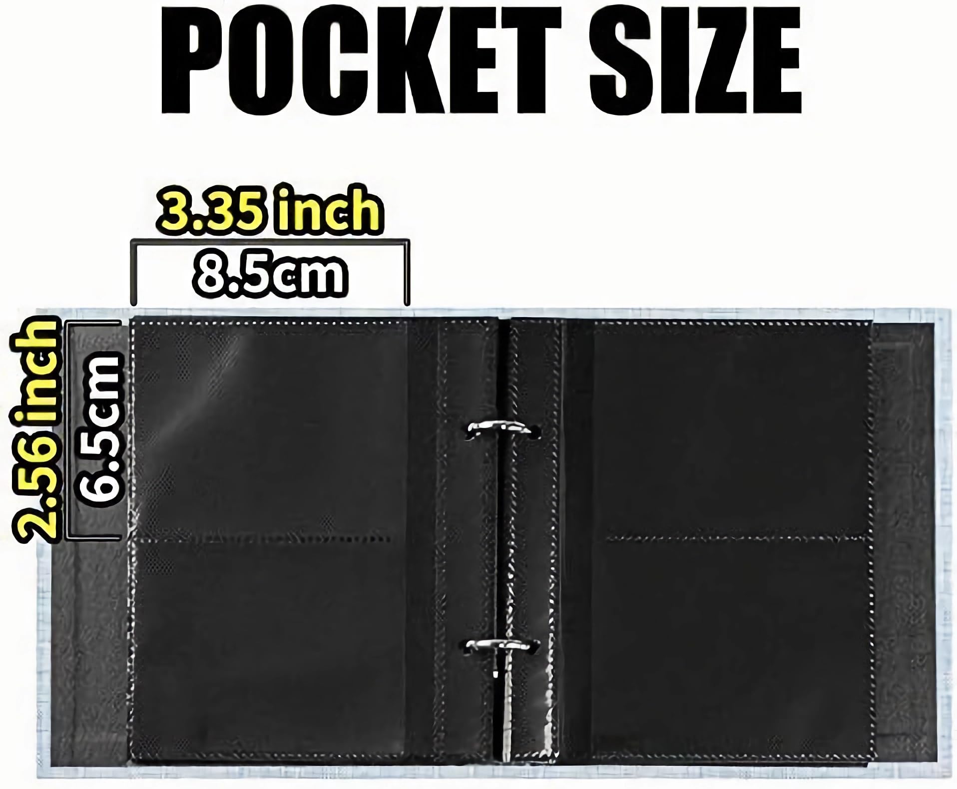 LIFEBEA 100 Pockets Mini Photo Album - Picture Case for Fujifilm Instax Film 7 8 9 11 12 25 40 50 70 90 Instant Camera & Name Card - Light Blue 3