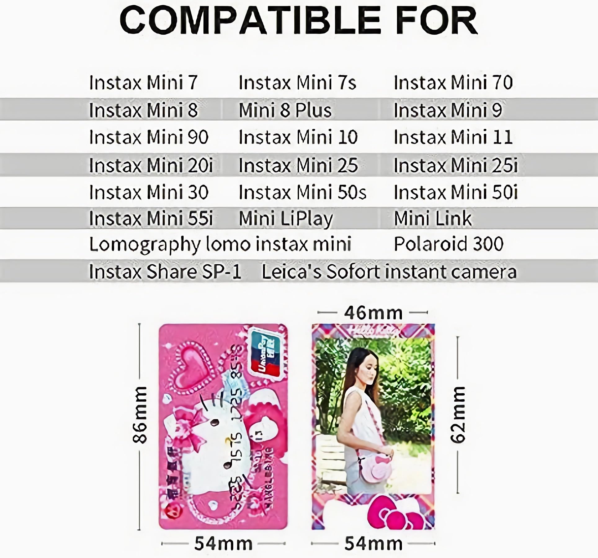 LIFEBEA 100 Pockets Mini Photo Album - Picture Case for Fujifilm Instax Film 7 8 9 11 12 25 40 50 70 90 Instant Camera & Name Card - Light Blue 4