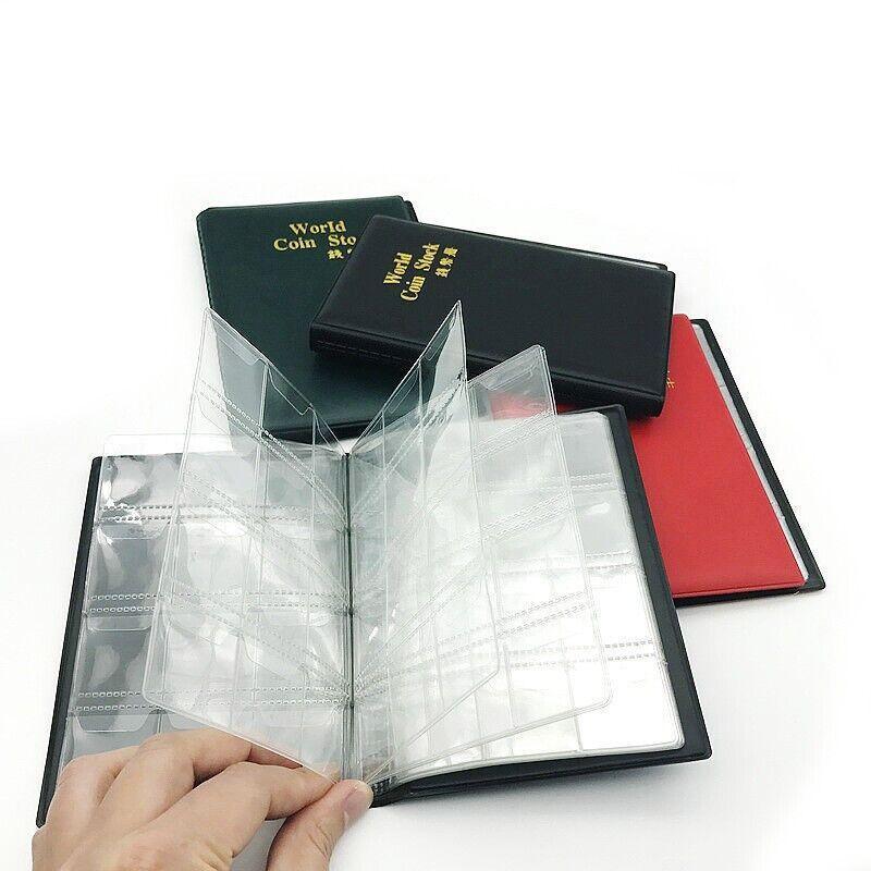 Colour Random 120 Pockets Coin Collection Storage Book Album Money Holder Coins Folder 3