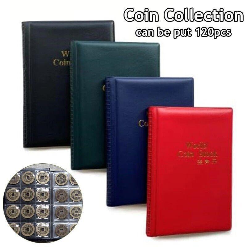 Colour Random 120 Pockets Coin Collection Storage Book Album Money Holder Coins Folder 5
