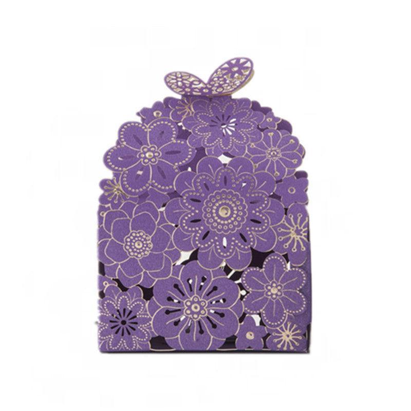 12X Laser Cut Favor Boxes Bigger 6Cm Base Wedding Favour Gift Box Party Au Stock - Pink 7