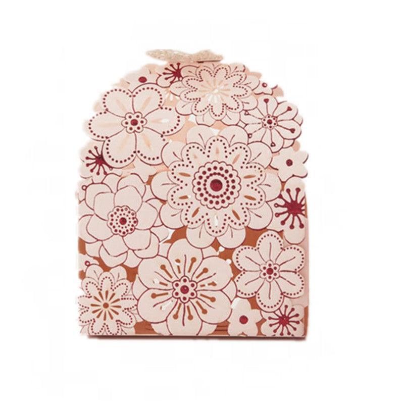 12X Laser Cut Favor Boxes Bigger 6Cm Base Wedding Favour Gift Box Party Au Stock - Pink 8