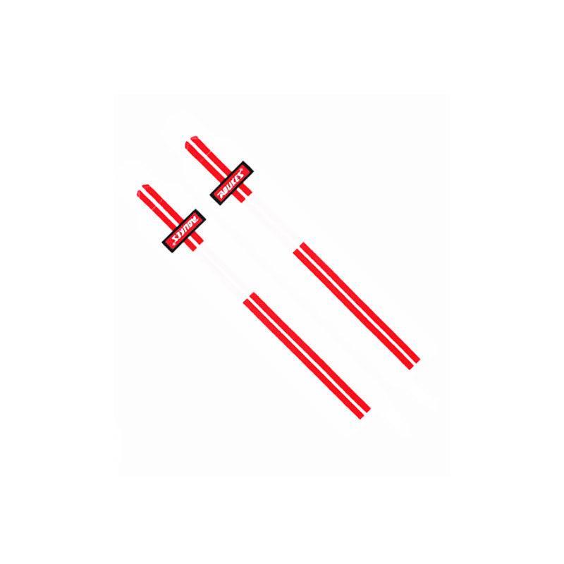 Aolikes Weight Lifting Gym Muscle Training Wrist Support Straps Wraps Hand - Black+Red 11