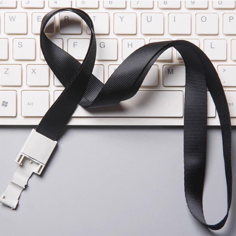 20PCS Badge PVC Swipe Work Opal Card Holder Security ID Tag Hang Lanyard Strap - Colourful 20PCS 4