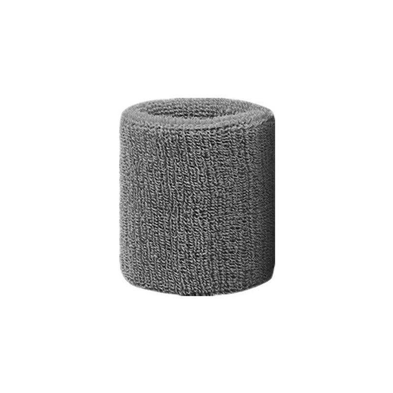 Sport Cotton Wristband Wrist Band Sweatband Sweat Training Tennis Gym Yoga - Grey 9