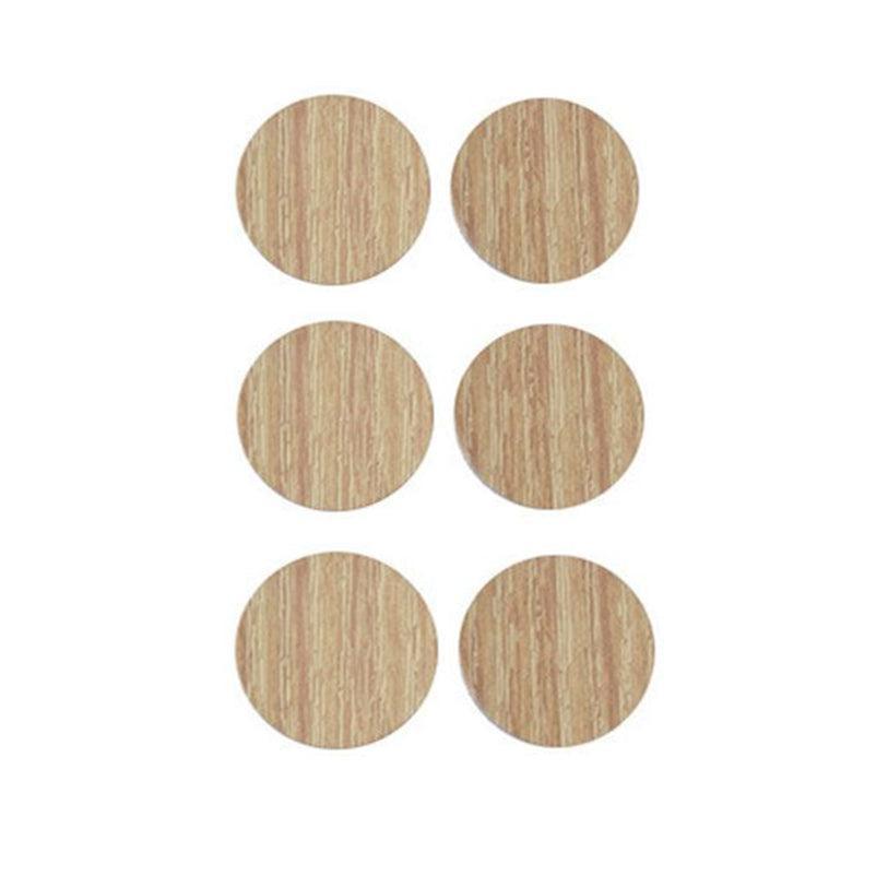 54 X Self Adhesive Decorative Screw Cover Caps Holes Cams Furniture Kitchen 20mm - PC 104 10