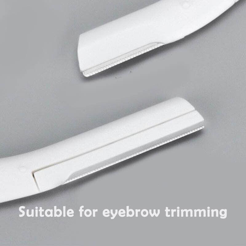 3Pcs Eyebrow Razor Set Facial Hair Remover Dermaplaning Shaving Tool Kit - Clear eyebrow razor*3 3