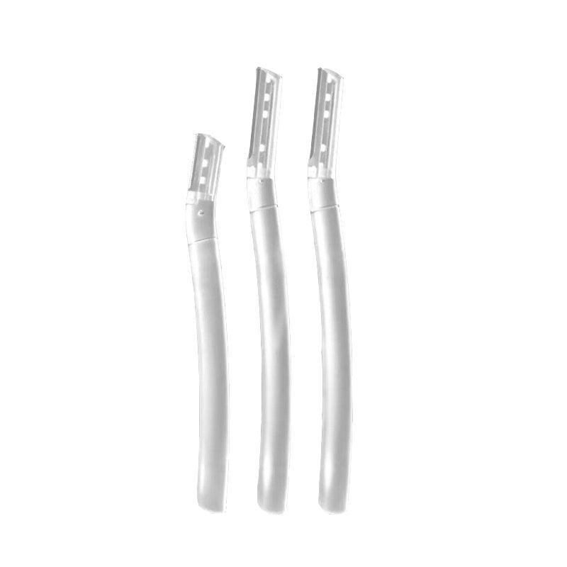 3Pcs Eyebrow Razor Set Facial Hair Remover Dermaplaning Shaving Tool Kit - Clear eyebrow razor*3 6