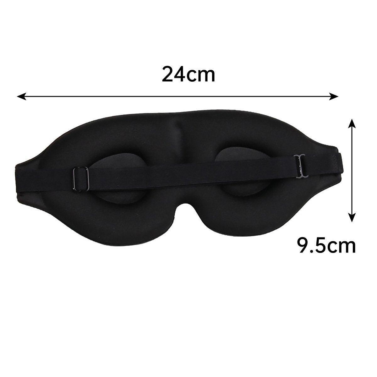 Travel Sleep Eye Mask 3D Memory Foam Soft Padded Shade Cover Sleeping Blindfold 3