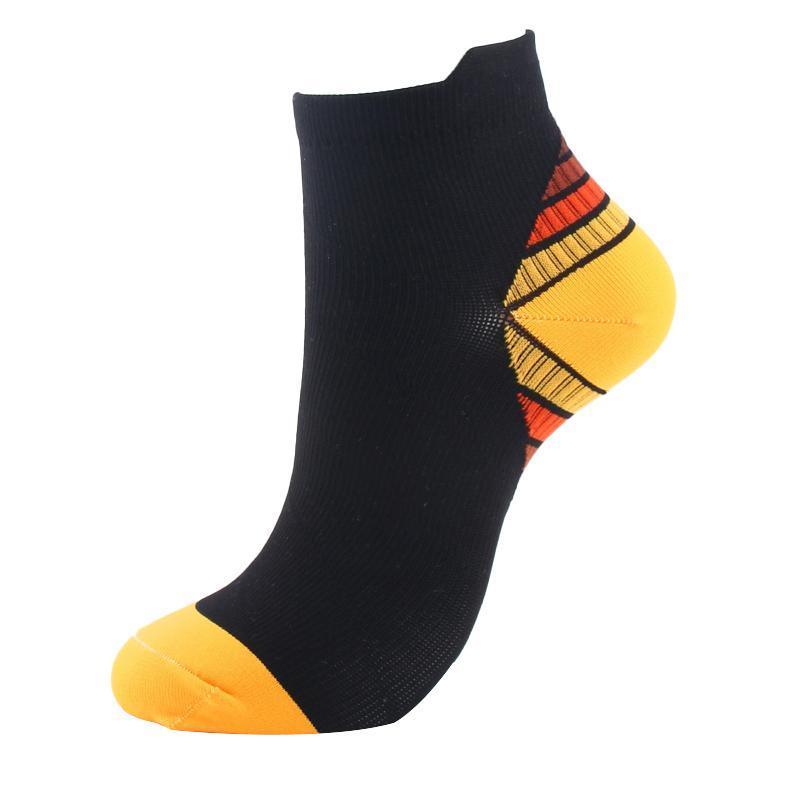 3x Plantar Fasciitis Compression Socks Foot Sleeve Ankle Support Brace Achy S/M - Orange 12