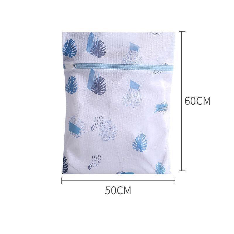 4Pcs Cute Delicates Wash Bag Laundry Lingerie Bra Washing Pack Set Clothes Case - Blue 5