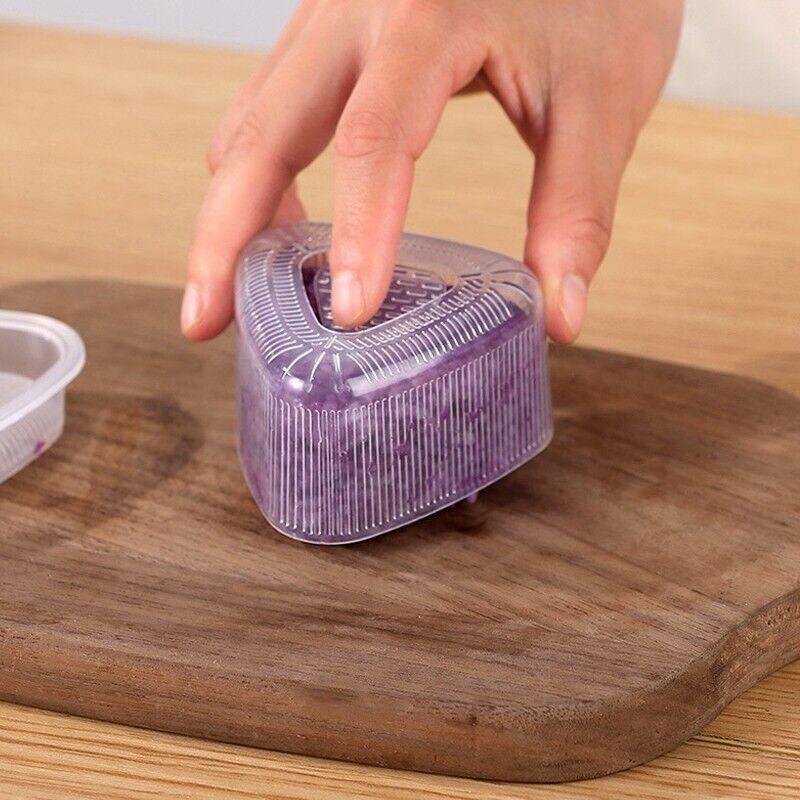6X Onigiri Mold Sushi Rolls Rice Ball Bento Press Maker Mould Diy Kitchen Tools 4