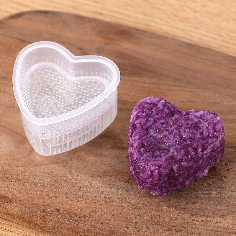 6X Onigiri Mold Sushi Rolls Rice Ball Bento Press Maker Mould Diy Kitchen Tools 5