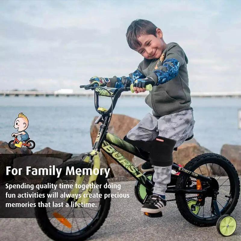 Aolikes Kid Knee Pad Crash Proof Antislip Basketball Skating Protector M Size - Blue 4