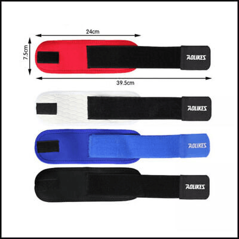 Aolikes Adjustable Sports Gym Wrist Support Brace Wrap Band Wristband Strap Au - Black 4