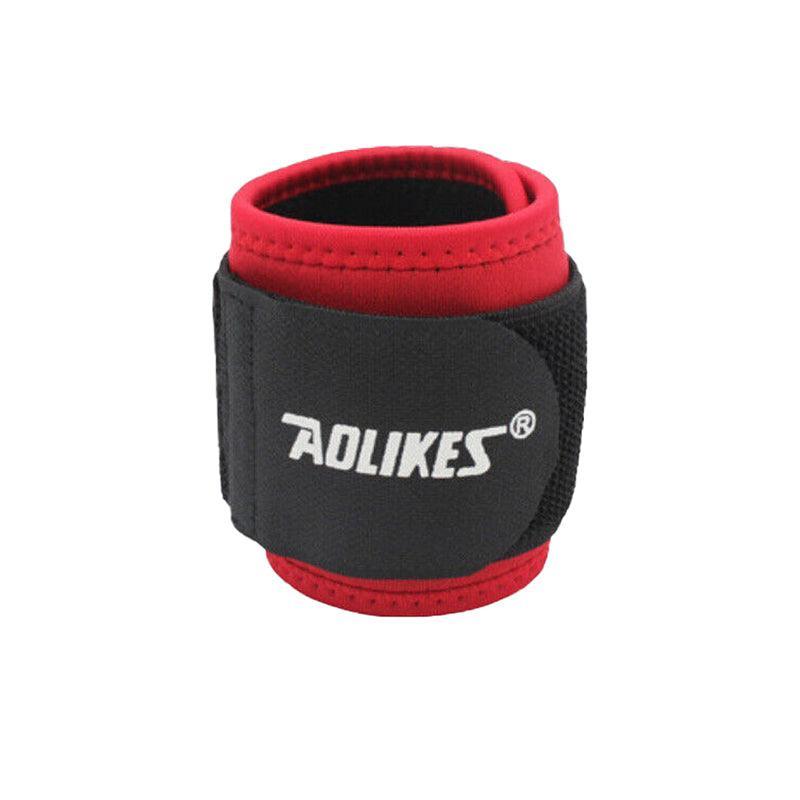 Aolikes Adjustable Sports Gym Wrist Support Brace Wrap Band Wristband Strap Au - Black 8