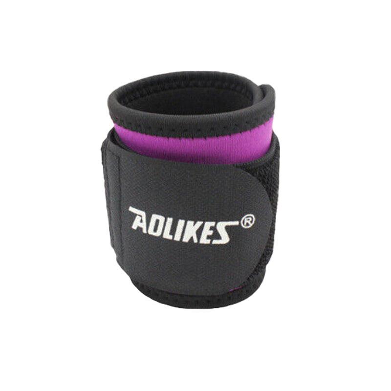 Aolikes Adjustable Sports Gym Wrist Support Brace Wrap Band Wristband Strap Au - Black 10