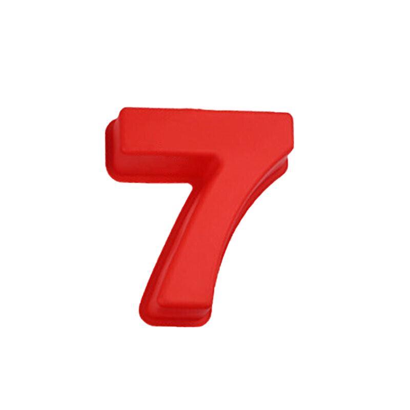 10 Inch Silicone Number Cake Mould Birthday Baking Pan Fondant Tools - 0 12