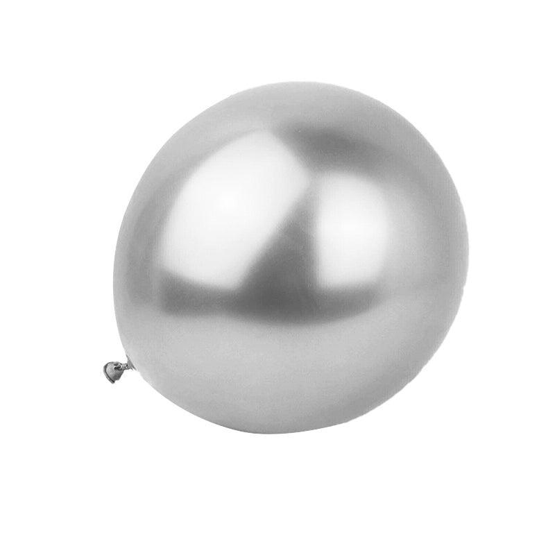 Metallic Latex Balloons 12 Inch Chrome Party Balloons for Birthday Wedding Decoration - Purple 10PCS 7