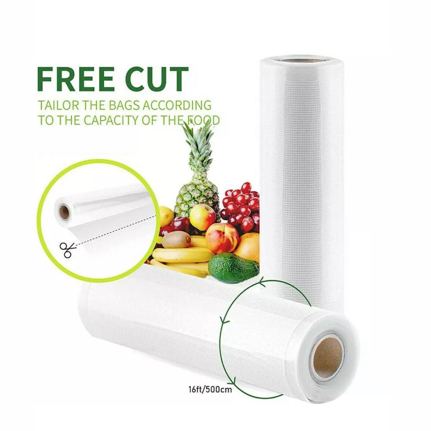 1-10x Commercial Heat-Resistant Vacuum Sealer Rolls for Food Storage - 2 Rolls (22cm x 5m) 4