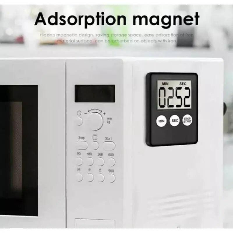 Digital Kitchen Timer with Back Mount LCD Countdown Display 99-Minute Range - 1 PC 3