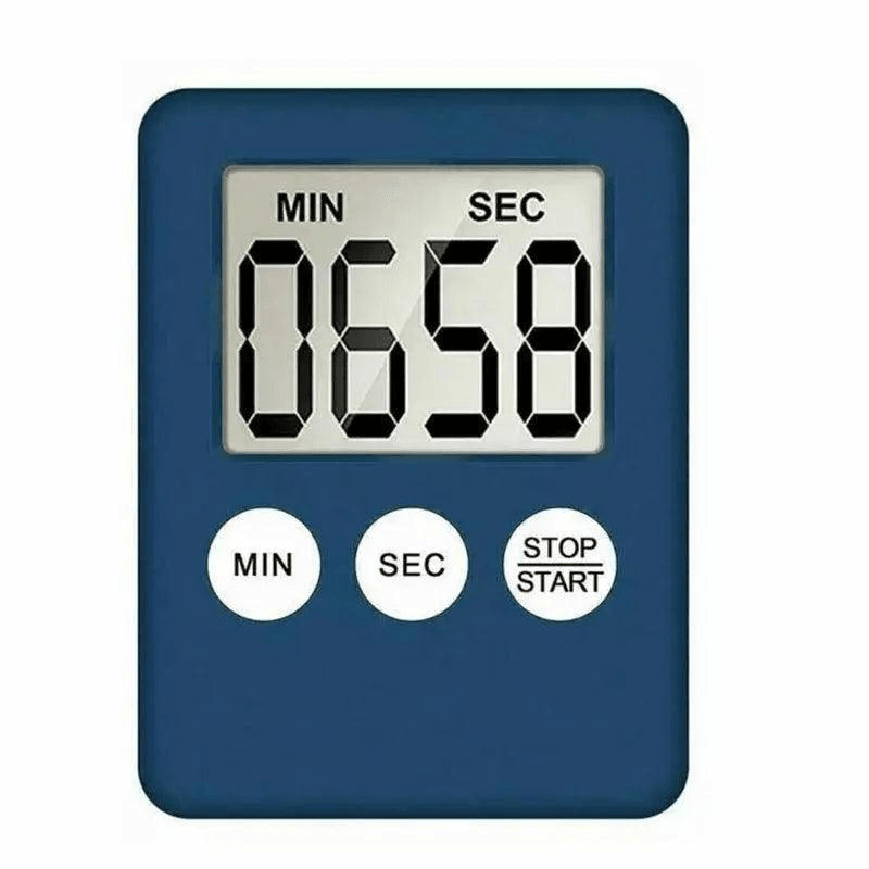 Digital Kitchen Timer with Back Mount LCD Countdown Display 99-Minute Range - 1 PC 7