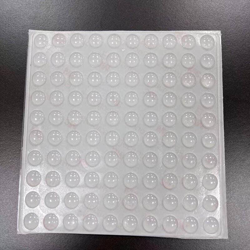 100PCS Clear Silicone Bumper Pads Self Adhesive Door Drawer Cabinet Furniture Stopper - 100PCS-10*2mm 5