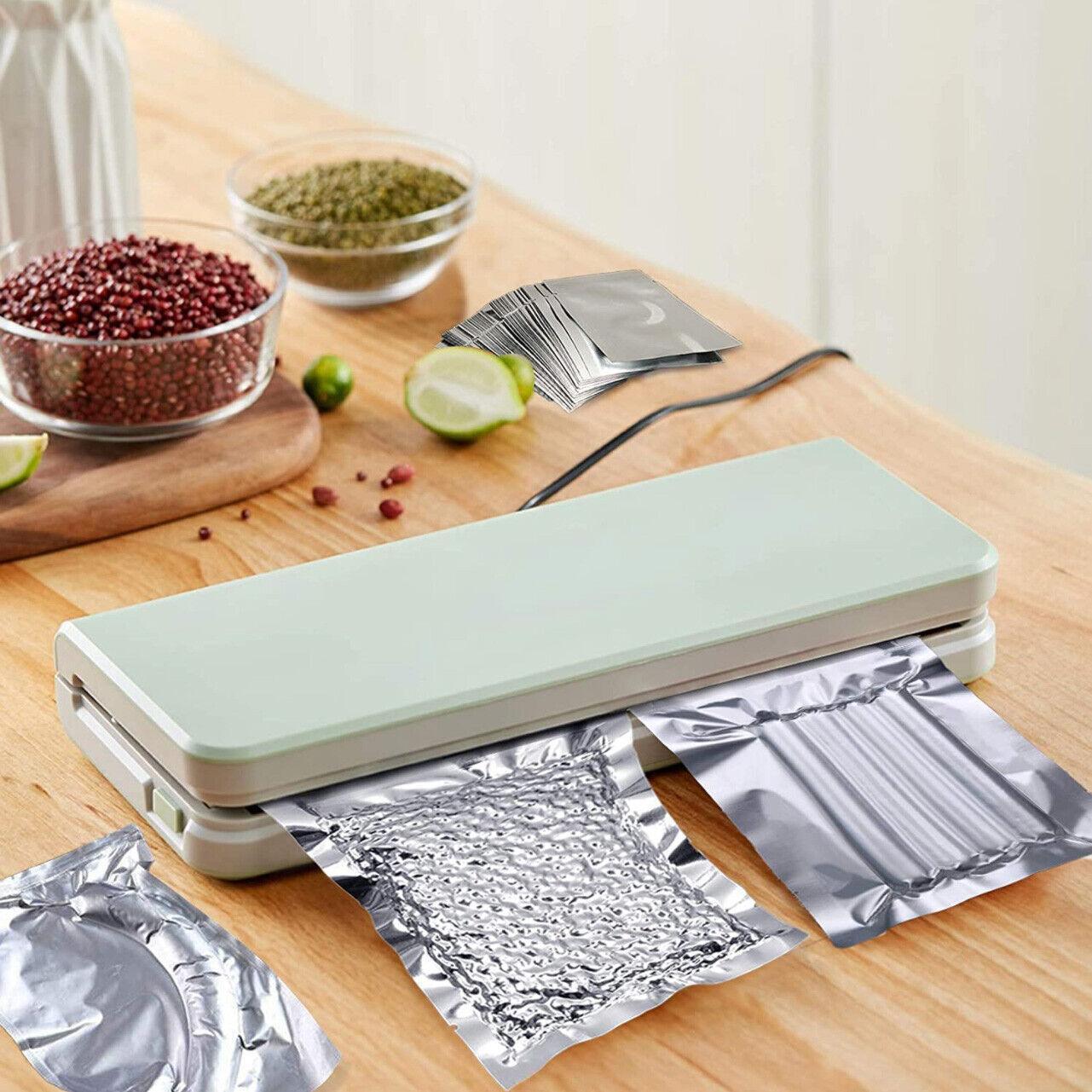 100/200X Aluminum Foil Heat Seal Mylar Food Vacuum Bags 6 Sizes - 25x35cm x 100 PCS 4