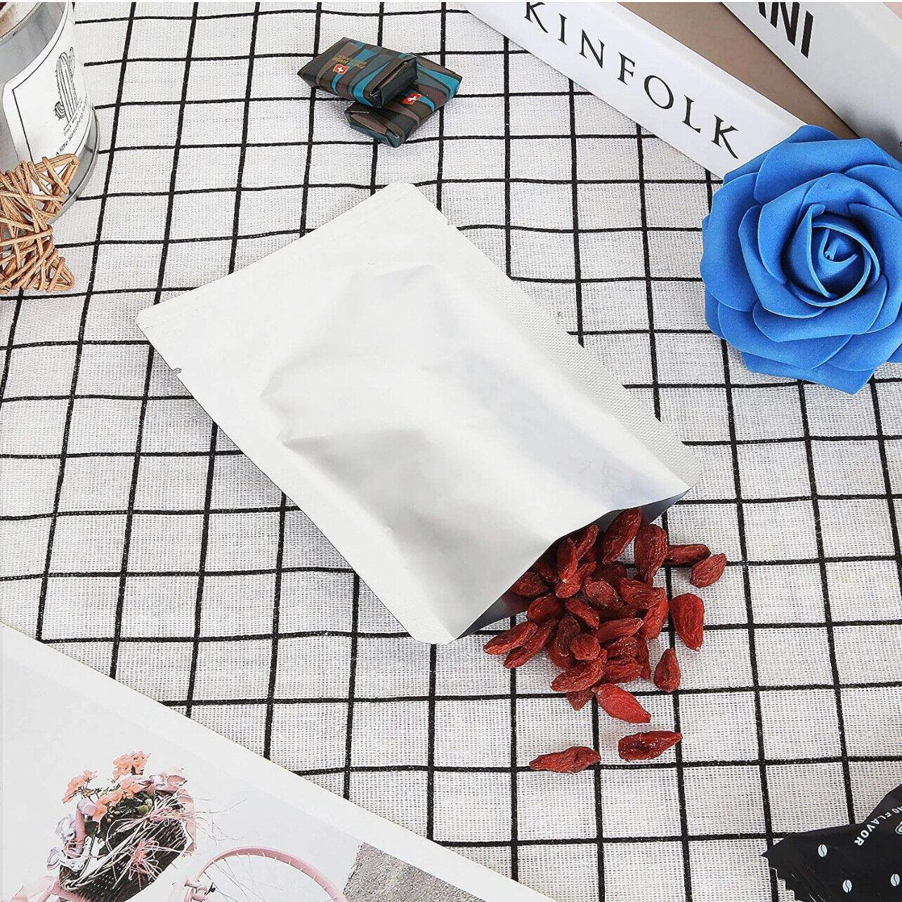 100/200X Aluminum Foil Heat Seal Mylar Food Vacuum Bags 6 Sizes - 40x50cm x 100 PCS 5