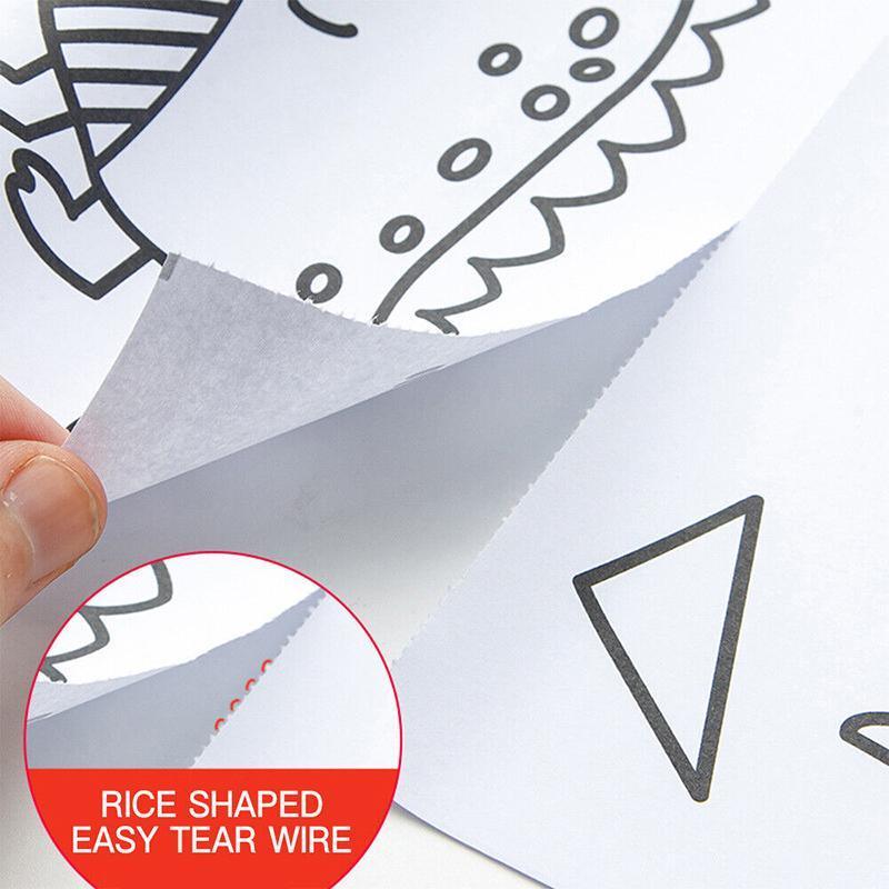 3M DIY Colouring Paper Roll with 12 Colour Pencils Cartoon Doodle Set - Transportation (With 12PCS Colored Pencils 4