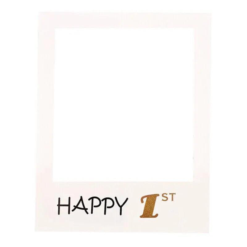 1Th 18Th-60Th Photo Booth Props Picture Frame Wedding Birthday Party Decoration - Happy 40TH