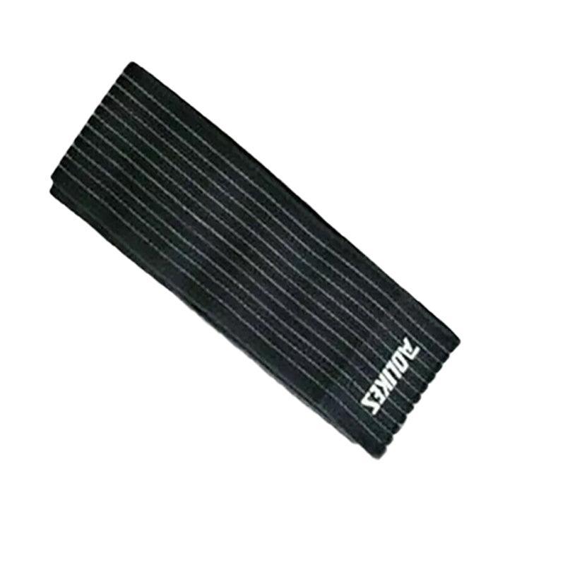 Sports Gym Bandage Wrap Compression Strap Wrist Knee Leg Ankle Elbow Band 180Cm - White+Grey 6