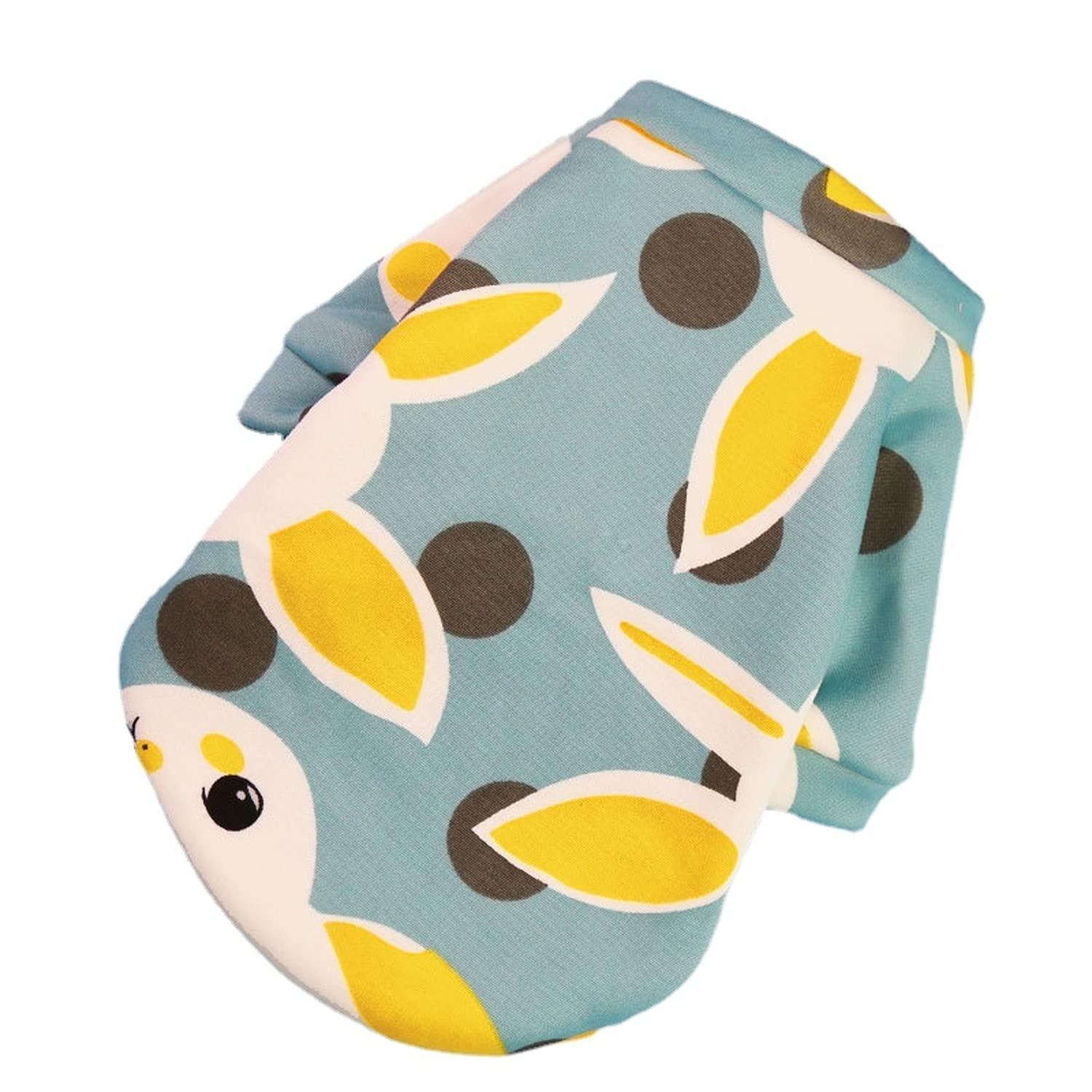 L Size Cute Pet Dog Warm Jumper Sweater Clothes Puppy Cat Knitwear Knitted Coats Winter - Yellow Giraffe 8