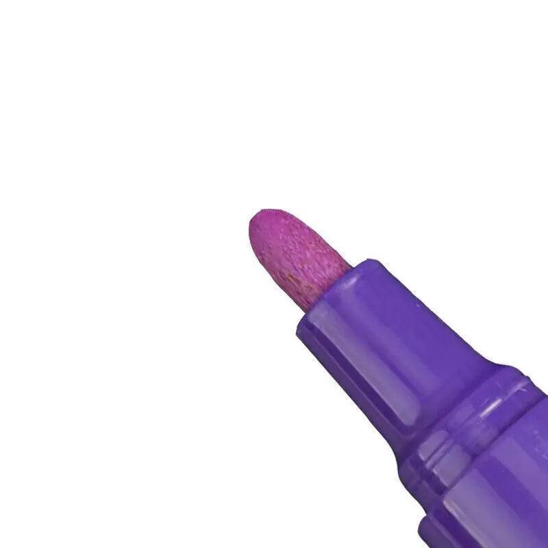 Multicolour Permanent Paint Marker Pens for Tyre Metal Glass Rubber - Brown 10