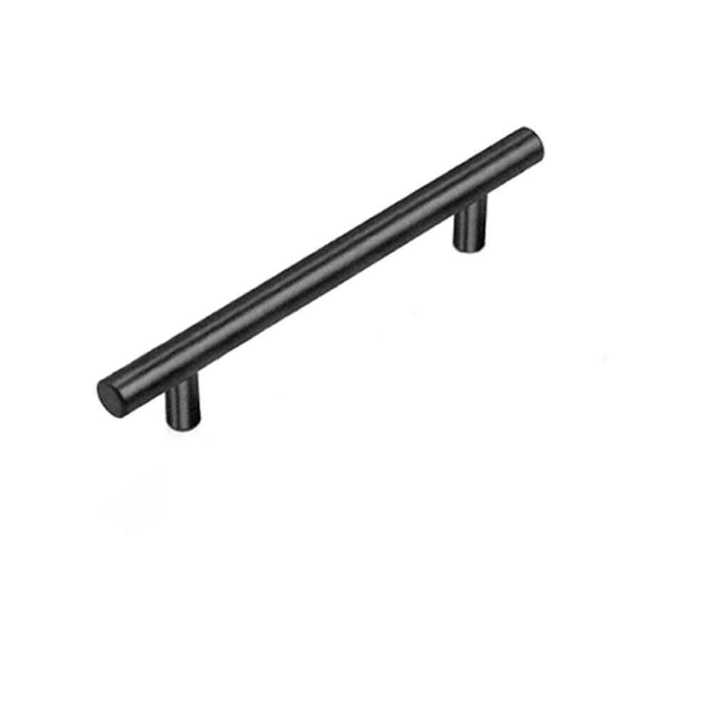 1pcs Black Kitchen Cabinet Door Handles Matte Black Stainless Steel Door Drawer Pull T Bar - 450mm/288mm 7