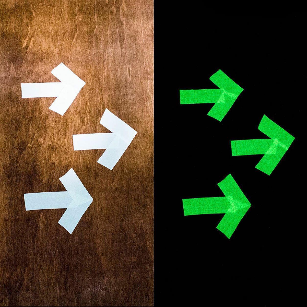 2cm x 3m Glow in the Dark Fluorescent Tape Self-Adhesive Strip for Marking and Decor - Blue Green 2cm*3m 3