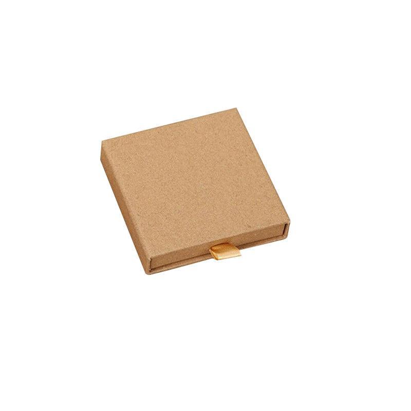 Cardboard Jewellery Gift Boxes Drawer Style Necklace Ring Earring Pendant Bracelet Case - Pink 12
