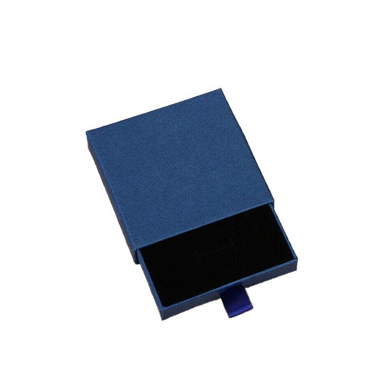Cardboard Jewellery Gift Boxes Drawer Style Necklace Ring Earring Pendant Bracelet Case - Kraft paper 7
