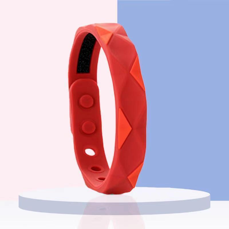 RedUp Far Infrared Negative Ions Wristband, Anti-Static Silicone Sport Bracelets - Red 3