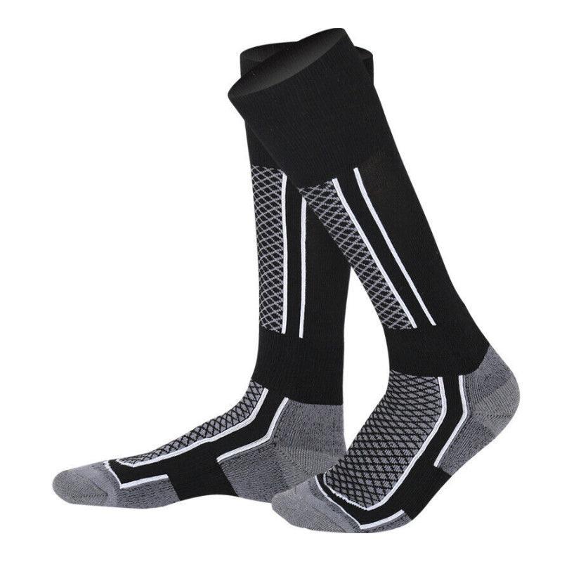 Men Women Long Warm Breathable Ski Socks Thicken Winter Sports Socks Au Stock - Pink&White(33-39) 7