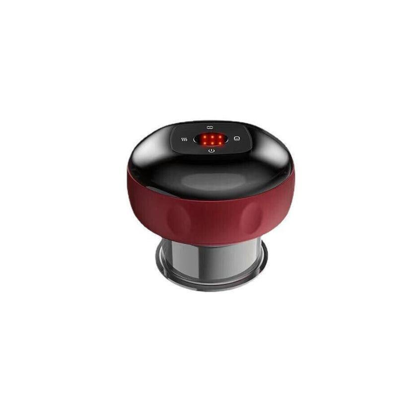 Electric Intelligent Vacuum Cupping Therapy Red Light Heating Body Slimming - Blue 6
