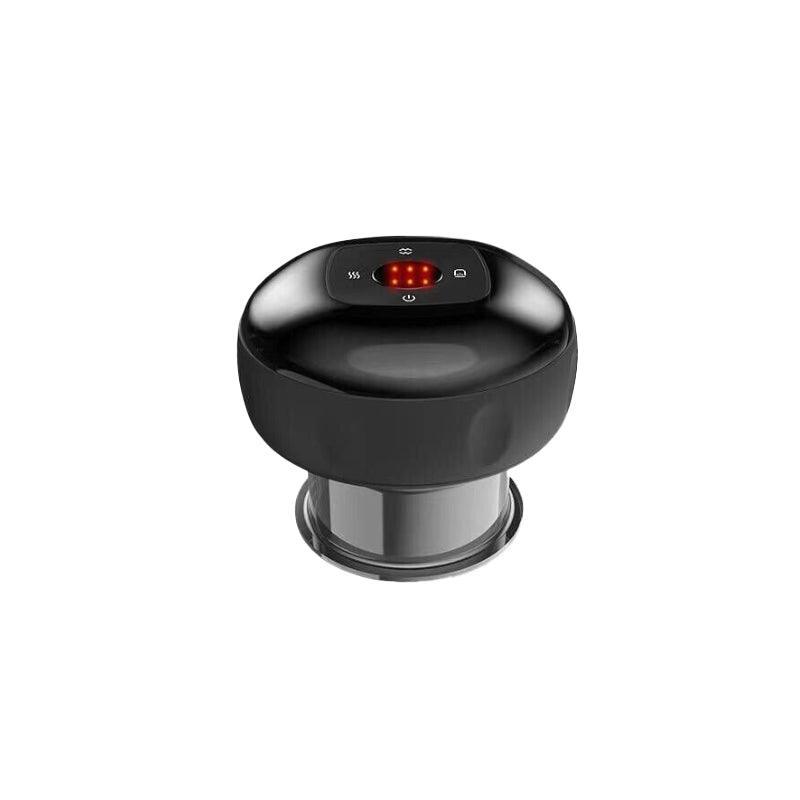 Electric Intelligent Vacuum Cupping Therapy Red Light Heating Body Slimming - Black 8