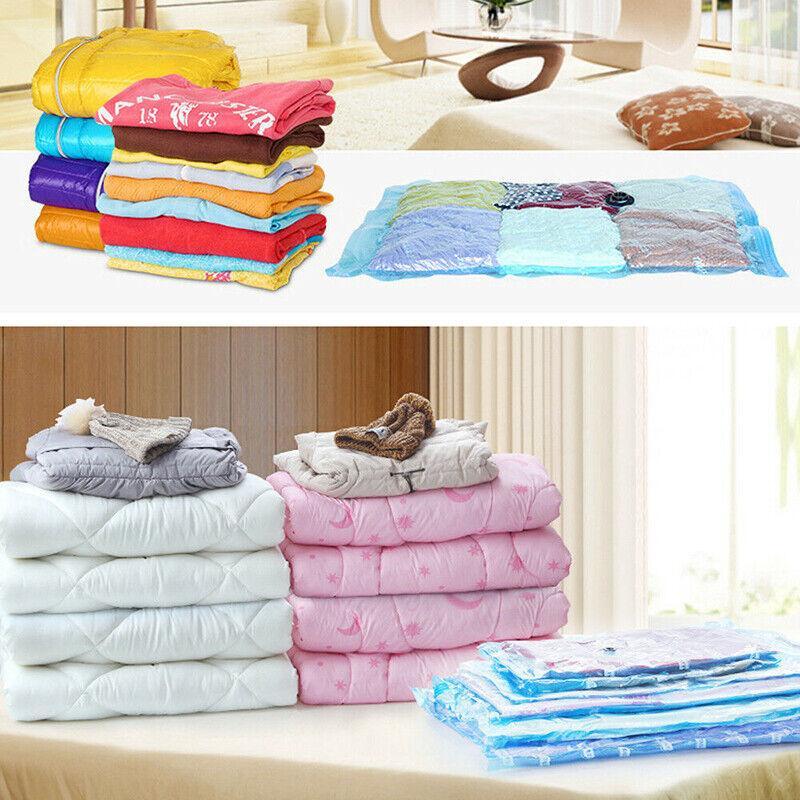 6PCS Vacuum Storage Bags Clothes Space Saver Organiser Seal Bags 4 Sizes - 50x70CM-6PCS 5