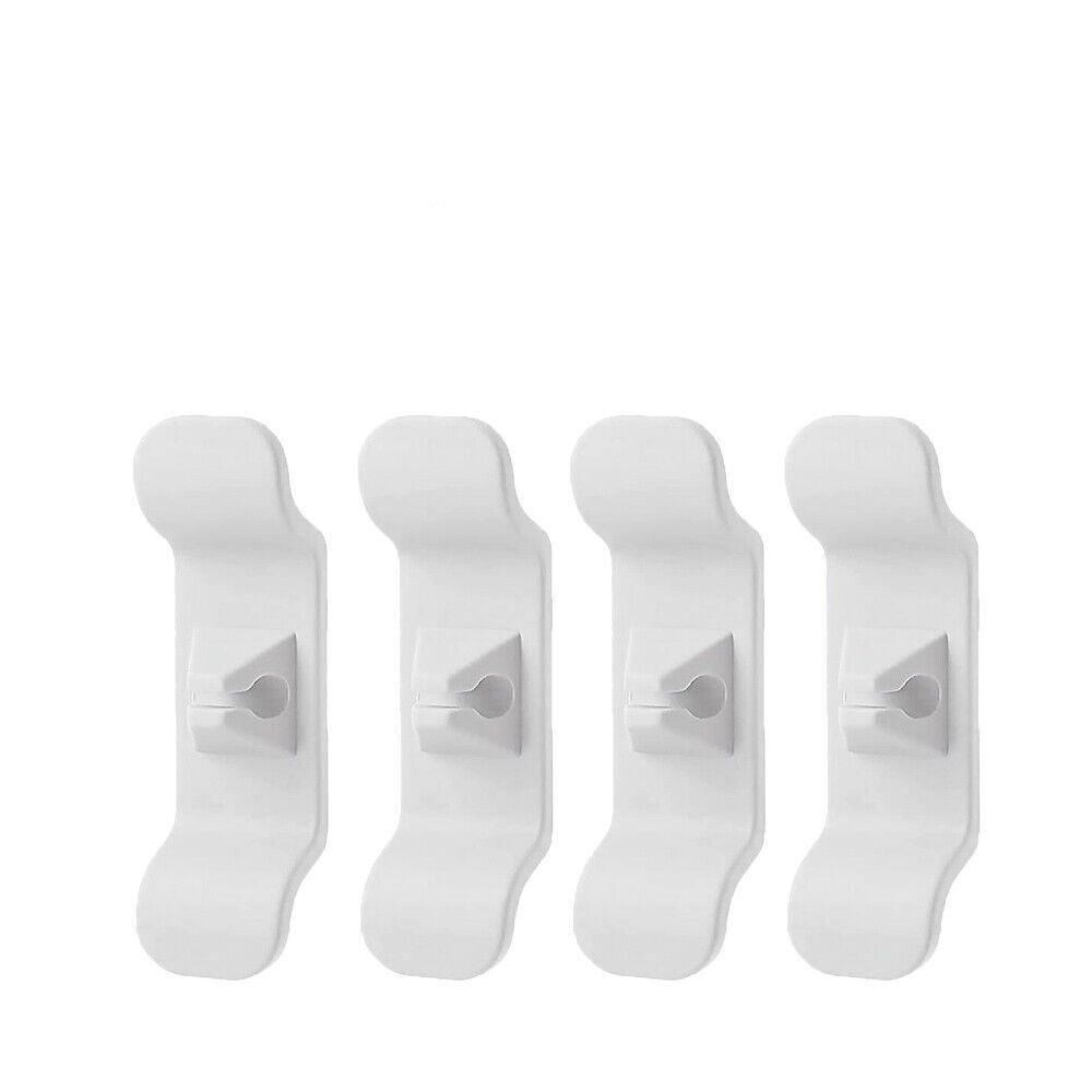 Cord Organizer Wrap Holder 4pcs Kitchen Appliance Cable Winder Adhesive Clip - 4PCS White 6